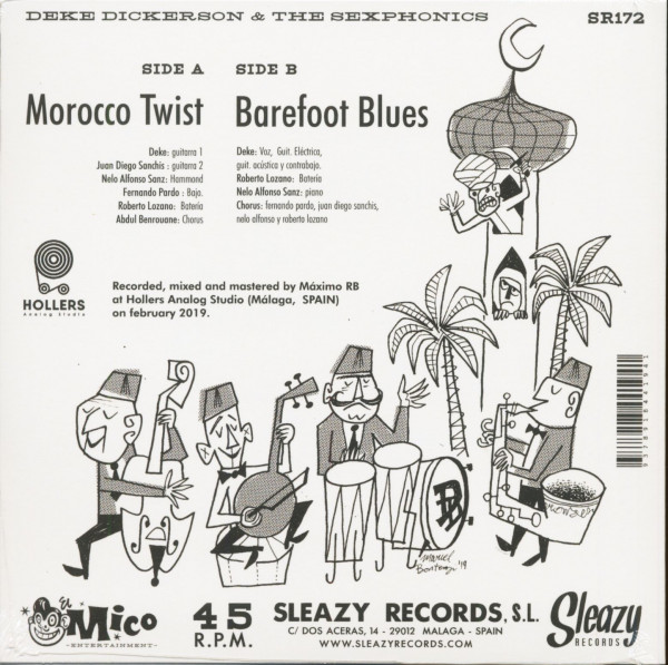 Morocco Twist (7inch, 45rpm, PS)