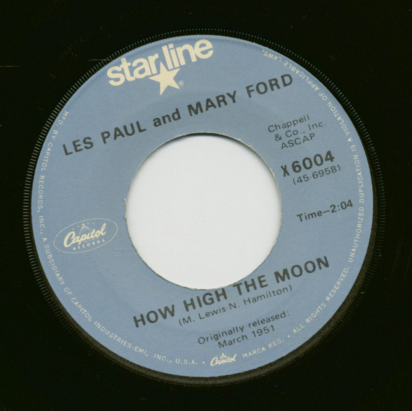 How High The Moon - Vaya Con Dios (7inch, 45rpm)