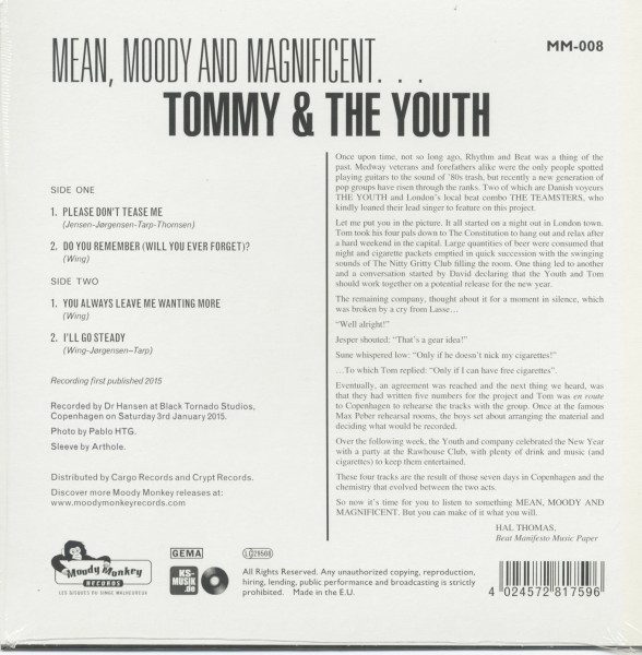 Mean, Moody & Magnificent (7inch, 45rpm, EP)