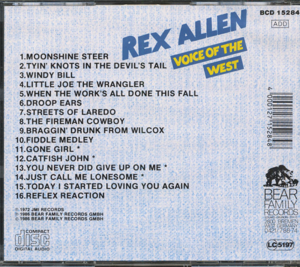 Voice Of The West (CD)