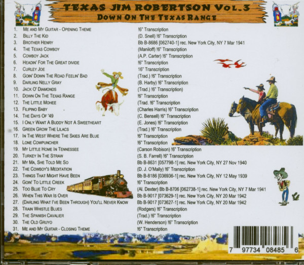 Down On The Texas Range Vol.3 (CD)