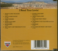Aperçu: I Need Your Lovin' (CD) Aperçu: I Need Your Lovin' (CD)