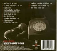 Aperçu: Never Too Late To Call (CD) Aperçu: Never Too Late To Call (CD)