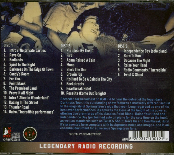 The Roxy Theater, West Hollywood July 7, 1978 (3-CD)