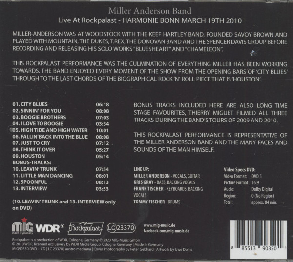 Live At Rockpalast 2010 (CD + DVD)
