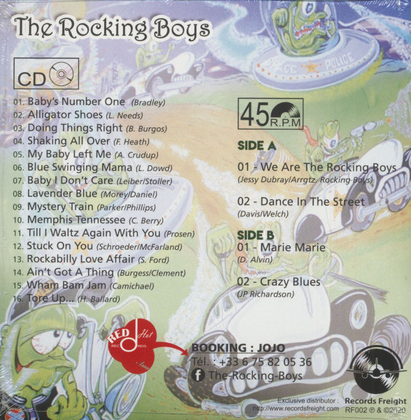 30 Years Of Rock'n'Roll - We Are The Rocking Boys (7inch, 45rpm, EP, Green Vinyl & CD, Ltd.)