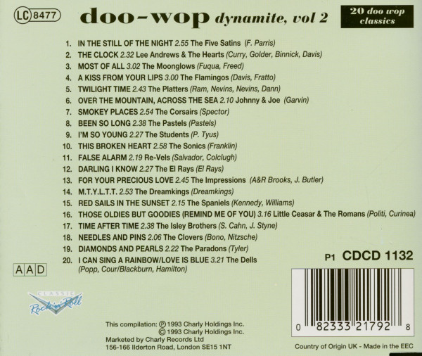 Doo-Wop Dynamite Vol.2 (CD)