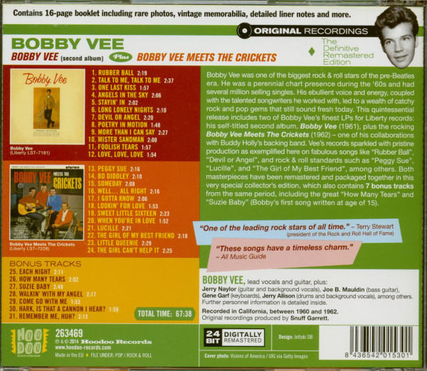 Bobby Vee Meets The Crickets (CD)
