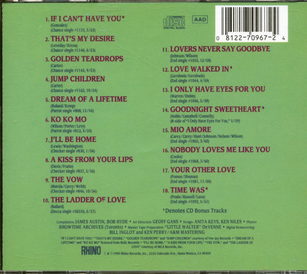 The Best Of The Flamingos (CD)