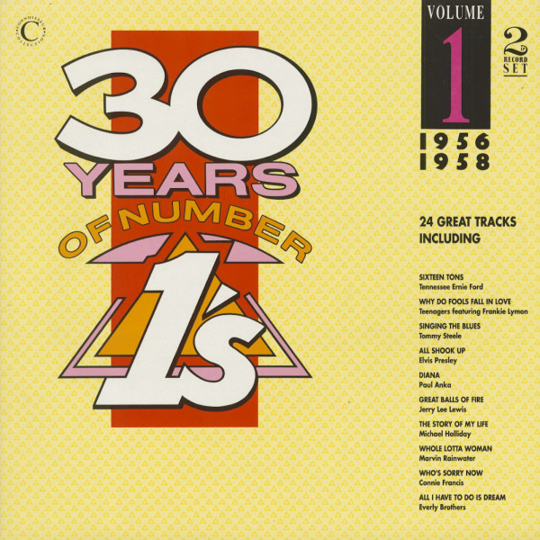 30 Years Of Number 1's, Vol.1, 1956-1958 (2-LP)