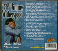 Aperçu: The Very Best Of Jimmy Witherspoon - Miss Miss Mistreater (CD) Aperçu: The Very Best Of Jimmy Witherspoon - Miss Miss Mistreater (CD)