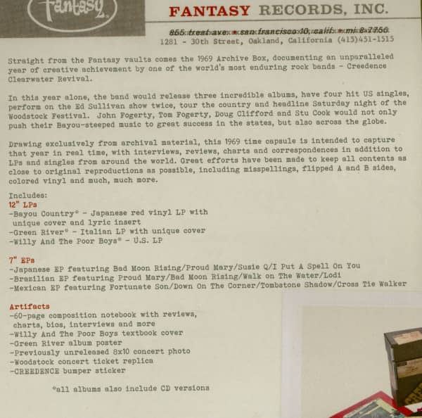 1969 Archive Box Set (3-LP, 3-7inch, 3-CD, Ltd.)