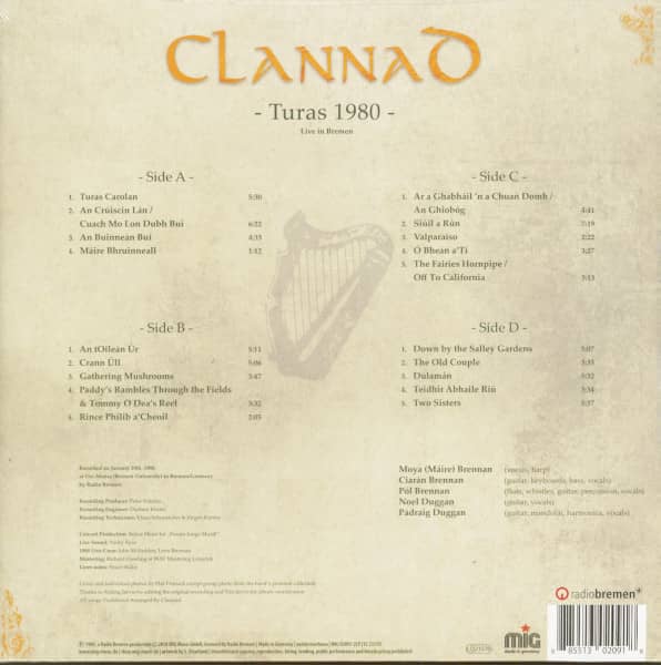 Turas 1980 - Live In Bremen (2-LP)