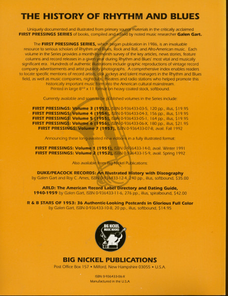 First Pressings - The History of Rhythm & Blues Vol.6: 1956