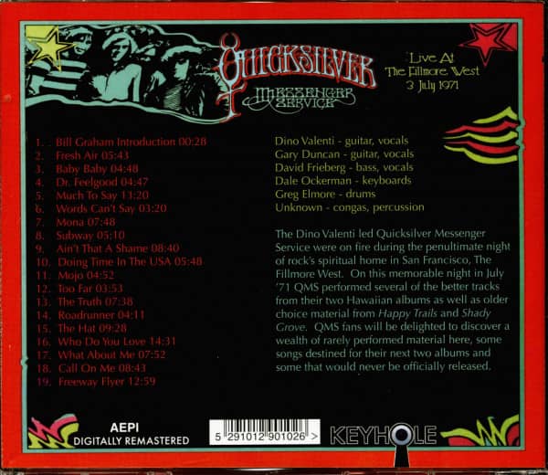 Live At The Filmore West (2-CD)
