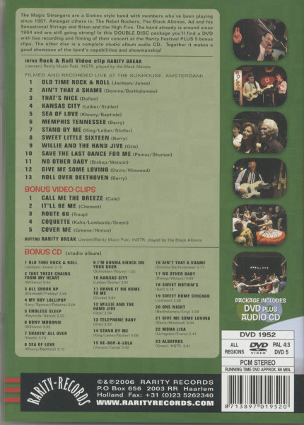 Live At The Sunhouse - The Magic Strangers (DVD + CD)