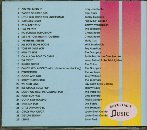 East Coast Teen Party Vol. 9 (CD)