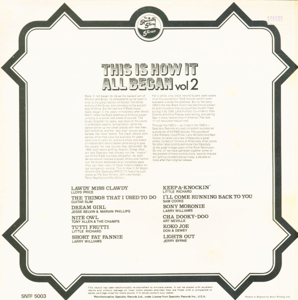 This Is How It All Began Vol.2 (LP)
