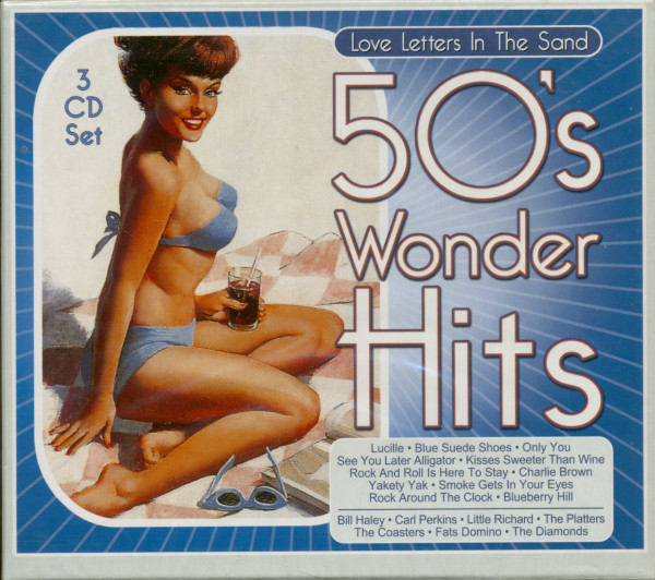 50's Wonder Hits - Love Letters In The Sand (3-CD)