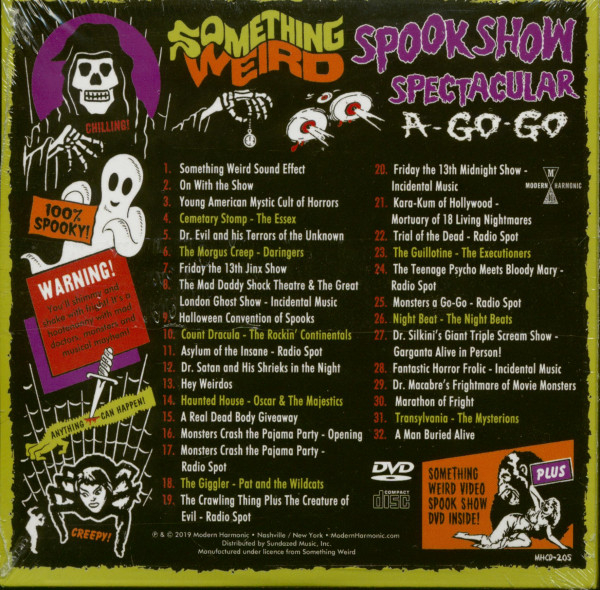 Something Weird Spook Show Spectacular a Go-Go (CD+DVD)