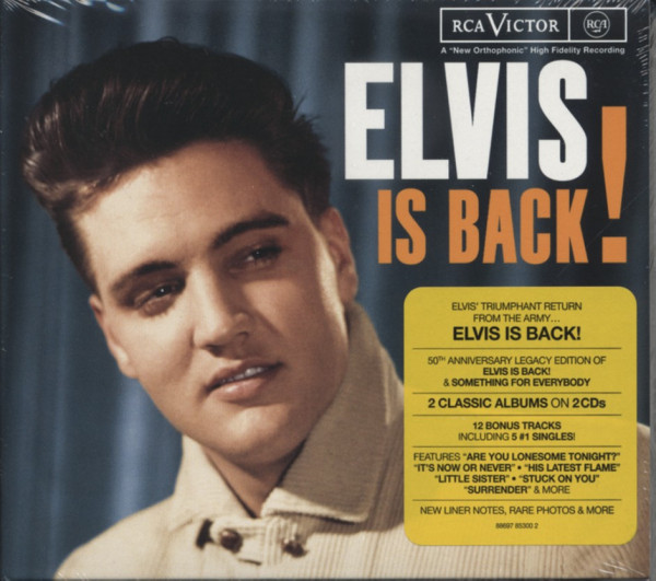 Presley, Elvis Elvis Is Back...plus-Legacy Edition (2-CD) Presley, Elvis Elvis Is Back...plus-Legacy Edition (2-CD)