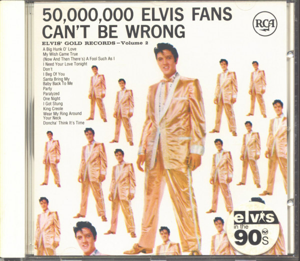 50.000.000 Elvis Fans Can't Be Wrong - Elvis' Gold Records Vol.2 (CD, EU Version) 50.000.000 Elvis Fans Can't Be Wrong - Elvis' Gold Records Vol.2 (CD, EU Version)