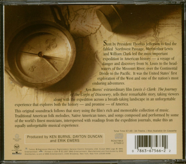 Lewis & Clark - Original Soundtrack Recording (CD)