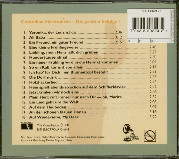 Die Grossen Erfolge 1 (CD)