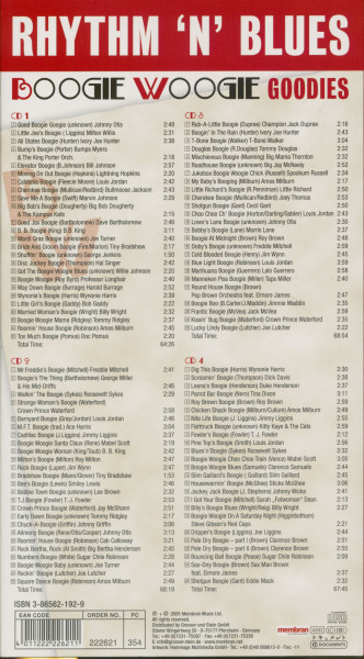 Rhythm 'n' Blues - Boogie Woogie Goodies (4-CD)