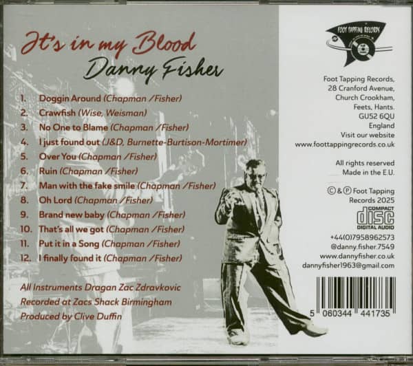 It's In My Blood (CD)