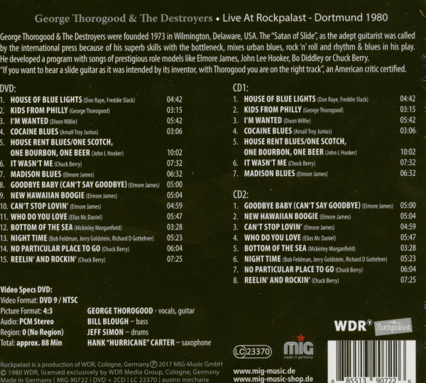 Live At Rockpalast - Dortmund (2-CD & DVD)