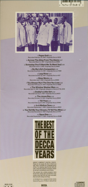 The Best Of The Decca Years (CD, US Longbox)
