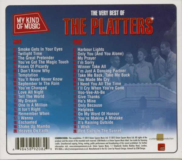 My Kind Of Music - The Very Best Of The Platters (2-CD)
