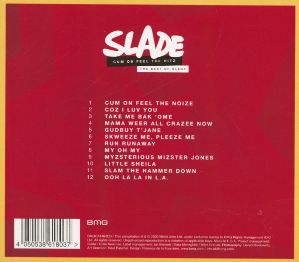 Cum On Feel The Hitz - The Best Of Slade (CD)