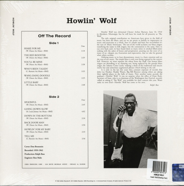 Howlin Wolf - Rocking Chair (LP)