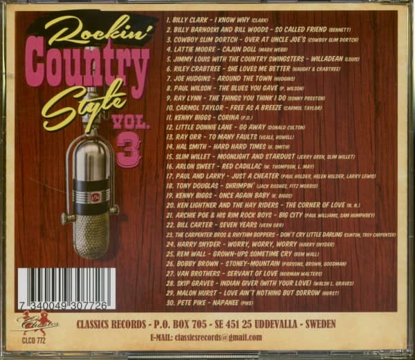 Rockin' Country Style Vol.3 (CD)