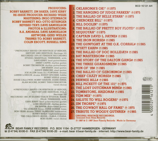 American Heroes & Western Legends (CD)