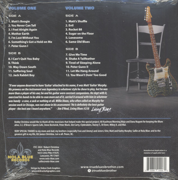 The Legacy Of Matt 'Guitar' Murphy (2-LP)