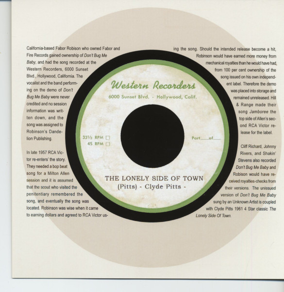 Don't Bug Me Baby - The Lonely Side Of (7inch, 45rpm)