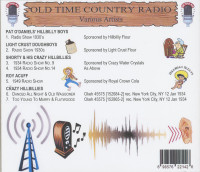 Aperçu: Old Time Country Radio - Radio Shows From The 1930s & 40s (CD) Aperçu: Old Time Country Radio - Radio Shows From The 1930s & 40s (CD)