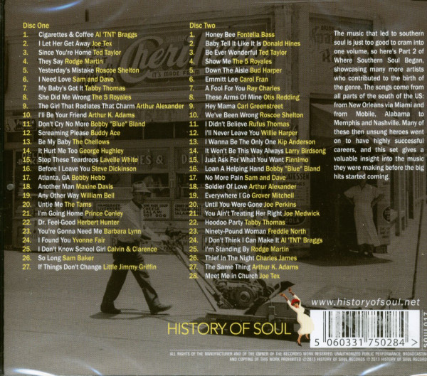 Where Southern Soul Began: 2 (2-CD)