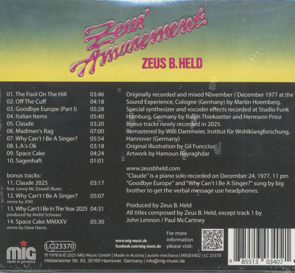 Zeus' Amusement (CD)