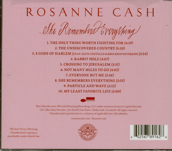 She Remembers Everything (CD)