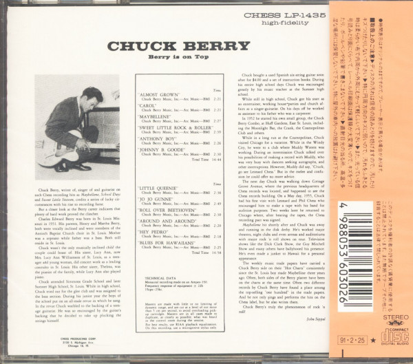 Berry Is On Top (CD Japan)