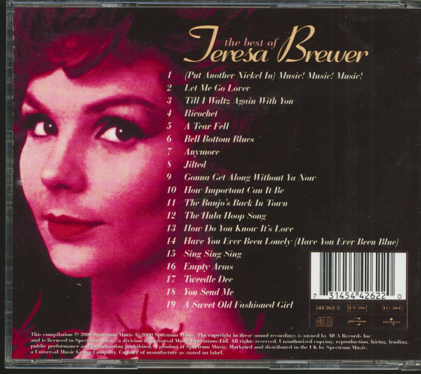The Best Of Teresa Brewer (CD)