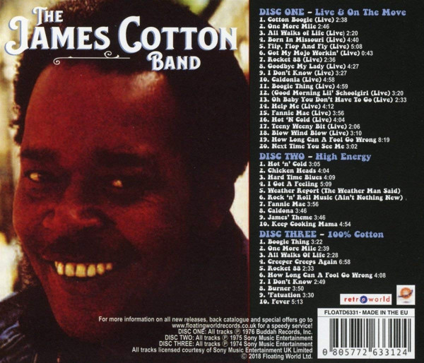Buddah Blues: Live & On The Move / High Energy / 100 % Cotton (3-CD)