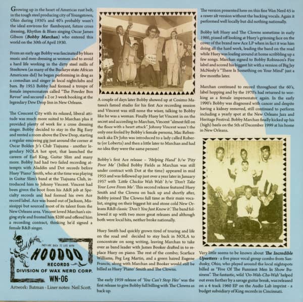 Ooh Wah Cha Wah - You Can't Stop Her (7inch, 45rpm, PS, BC, Ltd.)