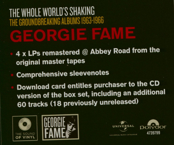 The Whole World's Shaking - The Groundbreaking Albums 1963-1966 (4-LP Box Ltd.)