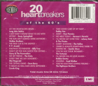 Aperçu: 20 Heartbreakers of The 60's (CD) Aperçu: 20 Heartbreakers of The 60's (CD)