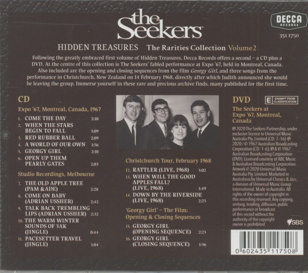 Hidden Treasures - The Rarities Collection Vol.2 (CD + DVD)